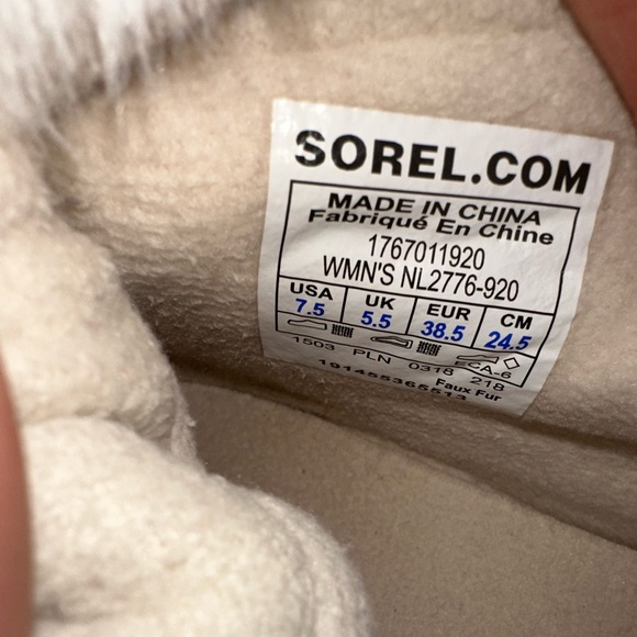 Sorel Women's Whitney Short Lace Snow Boots - Picture 7 of 7